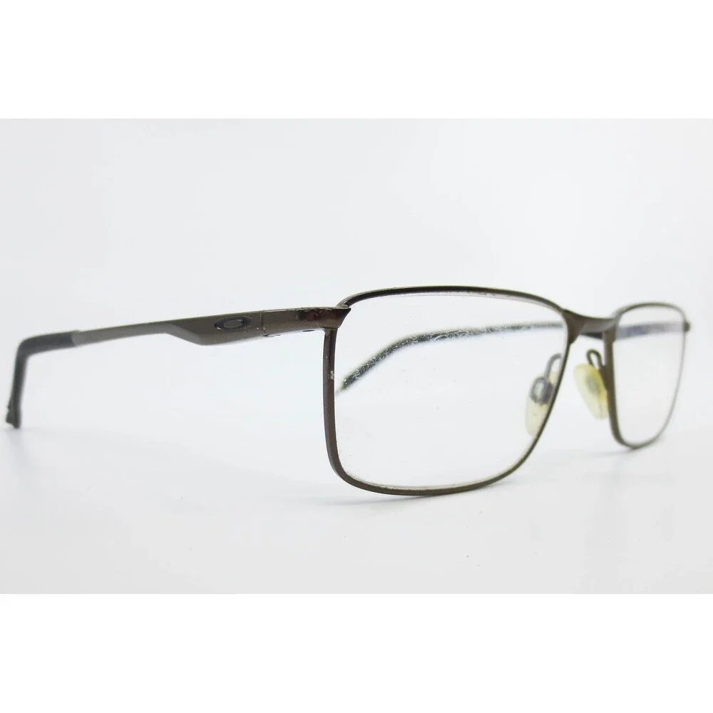 Oakley Socket 5.0 Satin Pewter Rectangular Eyeglass Frames OX3217-0255 55-17 138